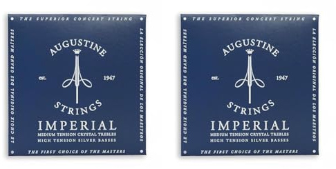 Klassik Gitarrensaiten Imperials Label Satz Blue High Tension/Basssaiten High Tension (Packung mit 2)