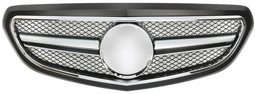 FHBPCPP Auto Front Nieren Grill, Kompatibel für Benz E-Class W212 Late AMG 2014 2015, Stoßstangenhaubengitter Kühlergrills Glänzend Stoßstange Racing Grills,C