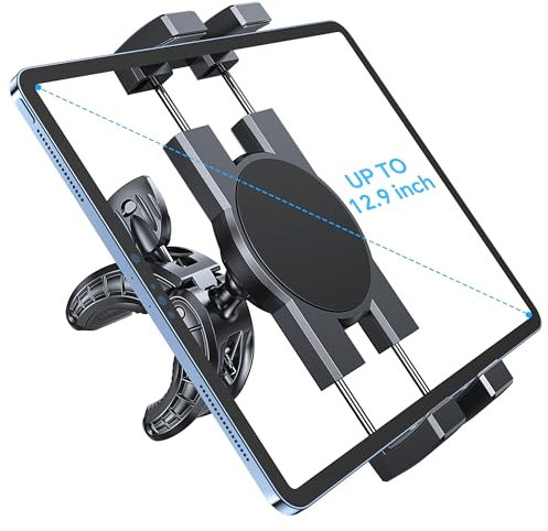 Coolpow Exercise Bike Tablet Holder,Treadmill Exercise Gym Tablet Mount