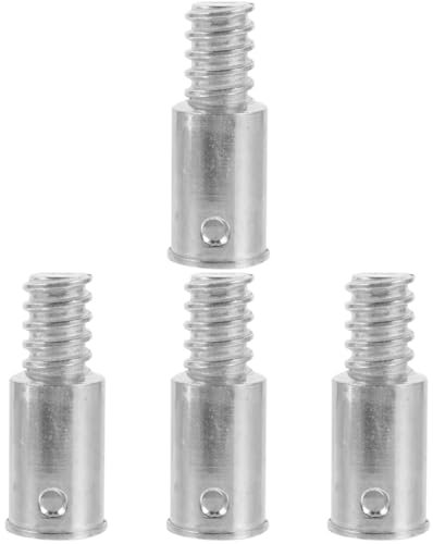 COLLBATH 4 Stück Gewindegriff-spitzen Zum Reinigen Von Besenstielen Gewindeendadapter Für Holz-/metallstangen