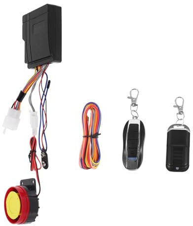 OSOLADY 1juego Sistema De Alarma De Motocicleta Antirrobo Control Remoto Alta Sensibilidad Instalación Sencilla Protección Completa y Control Remoto para Seguridad Eficaz De Motocicletas