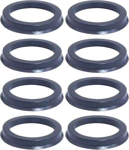 Young Wolf 8 anelli di centraggio per mozzo da 73,1 mm OD a 57,1 mm ID mozzi per ruote con foro centrale da 73,1 mm, veicoli con foro del mozzo da 57,1 mm