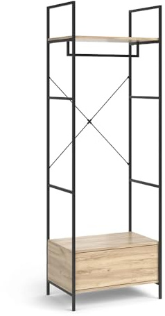 Vicco Kleiderschrank Enya, Holz, 60 x 180 cm