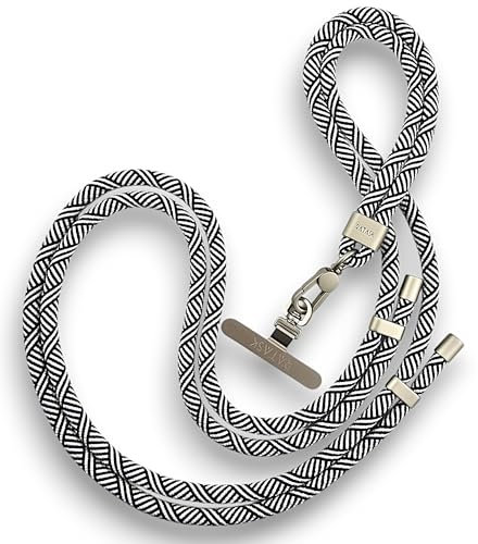 RATASK Adjustable Neck/Shoulder Lanyard Strap for Mobile Phones, Camera, ID card Holder, Badge Holder, (Colour: Zebra)