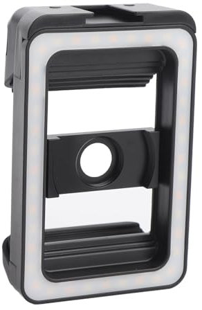 Adaptador de Lente de Relleno LED para Teléfonos Fotografía de Lentes de Gran Angular