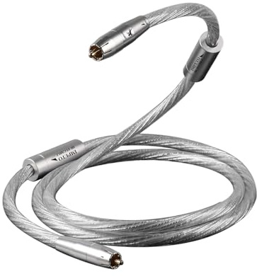 Impeto Câble de Subwoofer Cinch RCA Câble Coaxial Numérique Connecteurs Plaqués or Poor Caisson de Basses Récepteurs AV Amplificateur Home Cinéma 1M