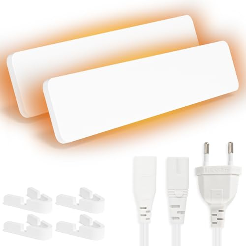 Vkechh Lot de 2 anti-moisissures infrarouges pour murs et salles de bain, sans produits chimiques toxiques, extensible et économe en énergie, absolument sûr pour les maisons avec enfants et animaux