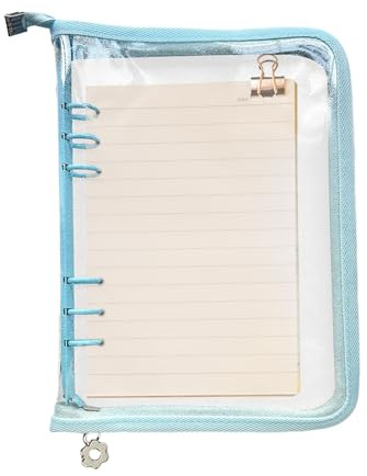 Coperture Per Raccoglitori - Copertine Per Presentazioni Trasparenti Per Rilegatura, Resistente Protezione Per Cerniera In PVC Trasparente A 6 Anelli, Protezione Per Raccoglitori Per Notebook Ricarica