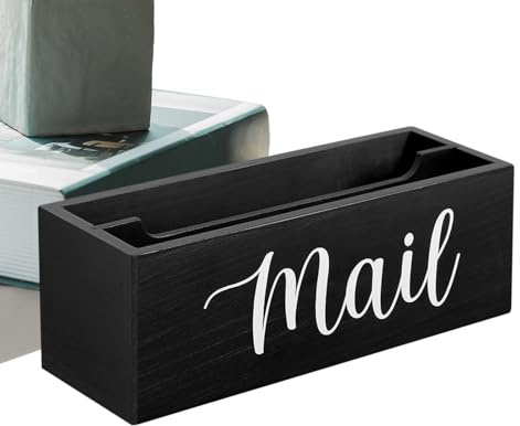 Mailhållare | Förvaring av brevlåda i trä | Kuverthållare för vägg