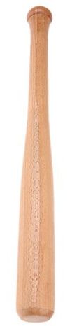 Bate de béisbol de madera de 54 cm para jugadores jóvenes y adultos, equipo de entrenamiento de práctica, accesorios deportivos