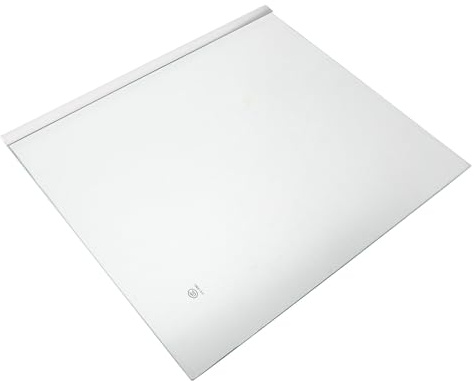 KOMBIUDA Étagère en Verre Trempé de Rechange pour Réfrigérateur 29,5 X 27 Cm, Tablette de Rangement Transparente Compatible Congélateur, Support Robuste et Facile à Nettoyer