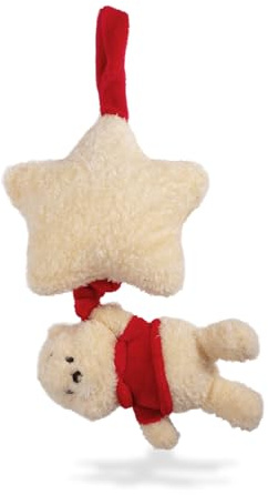 Disney Winnie Puuh Spieluhr aus Plüsch – Kuscheltier mit Einschlafmelodie, weicher Stoff, detailreicher Charakter, beruhigendes Babyspielzeug, Gesamtlänge ca. 35 cm, ab 0 Monate