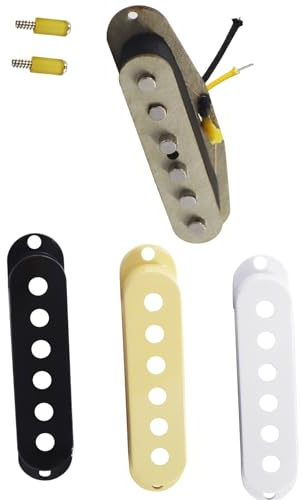 Tonabnehmer für E-Bassgitarre, 6 Saiten, Einzelspulen-Gitarren, Tonabnehmer, professionell, für Musik, Bassgitarre, Zubehör, Einzelspulen-Set