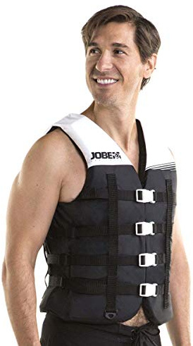 Jobe Gilet di salvataggio Dual Jet Vest in nylon, per sci d'acqua, colore nero