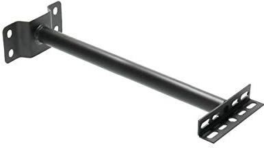 Supporto LEDUNI con Braccio per Montaggio Faretti a Parete 50 cm Materiale Acciaio Finitura Nera Illumina Cartelli Pubblicitari e Compatibile con Lampadine LED per Esterno