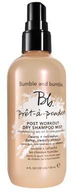 Bumble and bumble. Prêt-à-powder Post Workout Non-Aerosol Dry Shampoo Hair Mist | Cleanses Sweaty Hair + Eliminates Odor | Curly, Wavy, Straight, 120 ml