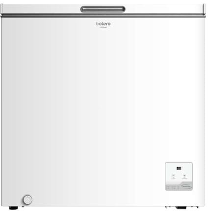 Cecotec Congelador Horizontal Bolero CoolMarket Chest 199 White E, Capacidad 199 L, Modo Inverter Plus, Dual Fuction, Fast Freezing, Cesta Interior, Control Electrónico, Clase E
