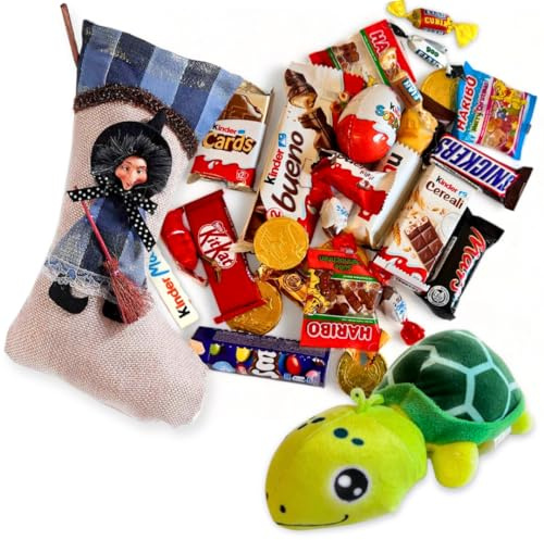 NARAMAKI® Media Epifanía 27CM con Surtido de Chocolate e Caramelos (AZUL)