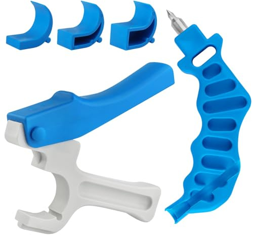 Kalolary Punch per irrigazione a goccia, 2 pezzi, tubo per irrigazione a goccia, perforatore per tubi in PE da 16/20/25/32 mm