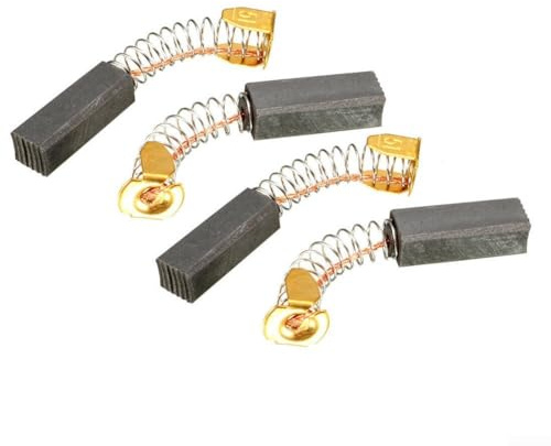 Escobillas de carbón de repuesto para motor eléctrico, 20 mm x 7 mm x 6 mm, 4 unidades