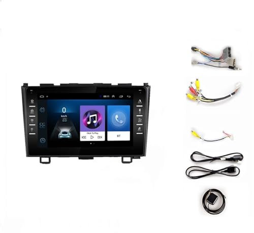 Pexorin Car Radio Multimedia Video Player 2 Din 8/9Android 9.0 Auto Radio Navigation CR-V CRV 2006-2011 Stereo Car GPS No Dvd Car Video Player(8inch 1G 16G)