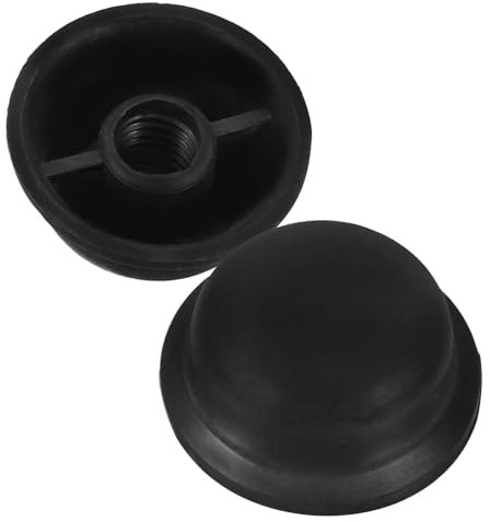 BESPORTBLE 2pcs Umbrella Tip Cap Replacement Plastic Screw Tops Compact Lightweight Rain Parasol Repair Accessories for Everyday Use