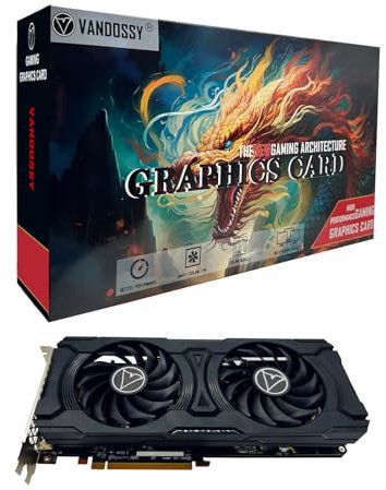 Radeon RX 5700 XT Graphics Card, 8GB GDDR6 256-Bit RDNA Architecture 1755/1905 MHz (Base/Boost Clock) DirectX 12 HDMI DP PCIe4.0 2K 1440P PC Gaming Video Card for Office Gaming