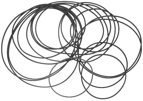 Lurrose 50 Stück Quadratische Kassettenspieler Antriebsriemen Aus Langlebigem Gummi 1mm Ersatz Bänder Für Kassettenrekorder Und Recorder