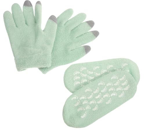 Ipetboom Feuchtigkeitsspendende Handschuhe für Nacht Gelhandschuhe für Trockene Hände Handpflegehandschuhe zum Eincremen über Nacht
