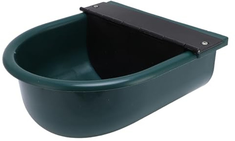 Fabater Bol d'eau Automatique pour Bétail, Fontaine d'eau Potable en Plastique de Grande capacité pour Chevaux, Vaches, Moutons, Installation Facile, Bol D'abreuvoir pour Ferme, Ranch et Bétail
