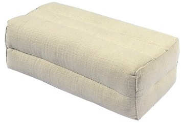 Handelsturm Kissen Block 35x15x10 mit Füllung aus Kapok. Perfekt für Meditation, Yoga und Entspannung