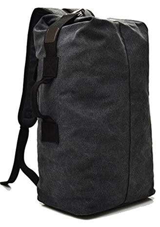 OAREA Multifunktionaler militärischer taktischer Canvas-Rucksack, Eimertasche, Outdoor-Sporttasche, Reisetasche