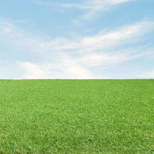 Steffensmeier Kunstrasen Stirling | Sonnenstunden: 15.000 | 24 mm | Outdoor | Meterware | wasserfest | Grün, Größe: 100x100 cm