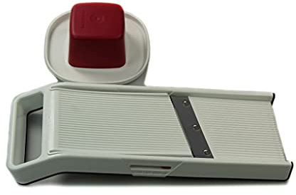 Tupperware Mando-Chef Junior Chef weiß-dunkelrot D202 Multihobel Reibe Mandolino Küchenstar 38495