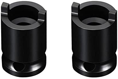 FASTROHY 2Pcs Angle Grinder Socket Wrench Tools Thread Release 1.52*0.94in 38.5*24mm, Manual Electric Wrench Sleeve Black