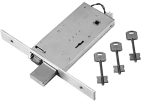 1PEZZO SERRATURA ELETTRICA DOPPIA MAPPA E 90 - fr.25 mm. 3 punti chiusura