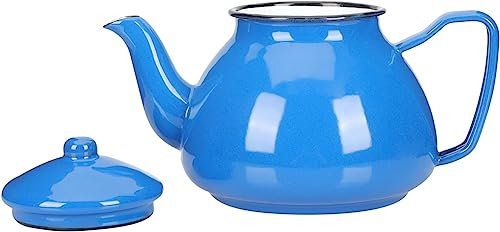 Teiera in ceramica Bollitore da campeggio Teiera in porcellana smaltata Collezione di teiere in gres Piccola teiera for fornelli Versare sopra l'acqua Caffè Tè Brocca Bottiglia d'acqua in acciaio inos