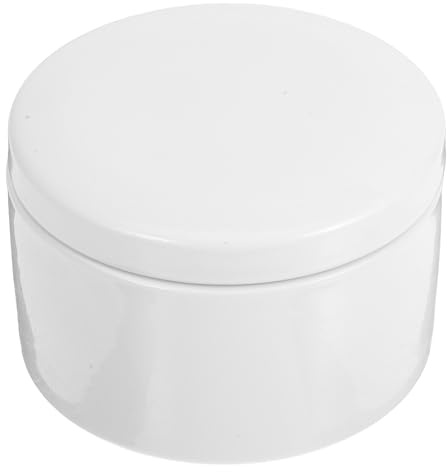 Holibanna Lot de 2 boîtes à bijoux en porcelaine blanche pour femmes, bracelets, boucles d'oreilles pour femmes, plaques à bijoux, étui à bijoux de voyage, étui à bijoux en céramique, étui en