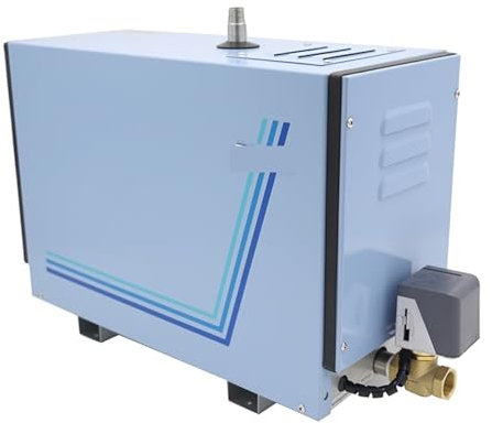 VCHICS GéNéRateur De Sauna Portatif pour Sauna, Machine Commerciale de générateur de Sauna de Vapeur de 10,5 KW, générateur de Bain de Vapeur à vidange Automatique Chauffage Rapide Et Uniforme