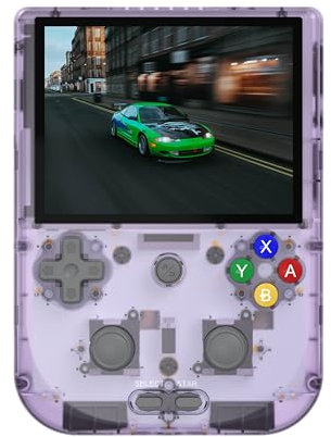 SXMA RG405V - Consola de videojuegos portátil 4 pulgadas, pantalla táctil IPS Android 12 T618, 5500 mAh batería, reproductor retro 5G, WiFi, Bluetooth, 128 GB, 3154 juegos