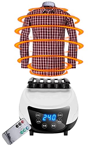 Portable Negative Ion Clothes Drying Machine With Timing & Remote Control, Electric Clothes Dryer, 2300W Home Household Warm Air Dryer