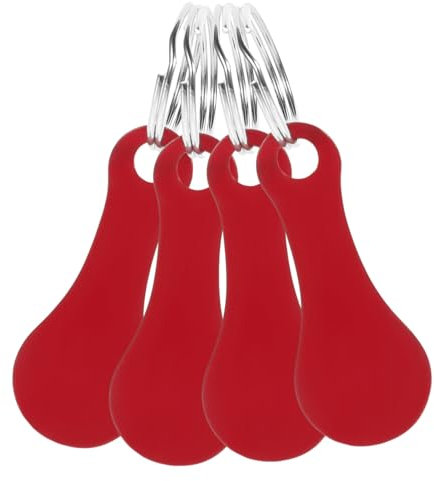 FUNOMOCYA Portachiavi Gettone Metallo Per Carrello Della Spesa Piccoli Portachiavi Ciondoli Forniture Gettoni Monete