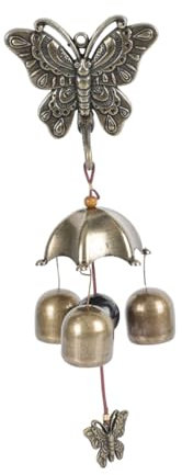 Ciieeo 1pc Wind Chime Rustic Hanging Doorbell Antique Doorbell Entry Door Chime Windchimes Outdoors Decorative Doorbell Wall Door Bell Wind Bell Pendant Antique Door Bell Plastic