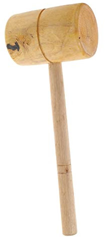 UKCOCO Maillet Bois Massif Pour Travail Du Bois Marteau De Charpentier Pratique Haute Résistance Et Équilibre Pour Sculpture Installation Et Camping