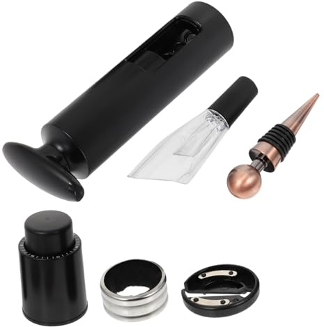 NAMOARLY 6piezas Decantadores Sacacorchos Giratorios Vacío Accesorios para Vino Duradero para del Vino