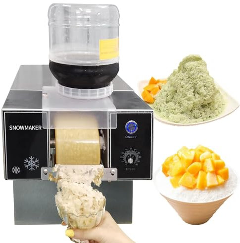 Máquina Trituradora De Hielo Automática Comercial, 60 Kg/120 Kg/160 Kg/24 H Trituradora De Hielo En Forma De Copo De Nieve De Acero Inoxidable Para Uso Comercial En Fiestas,360W