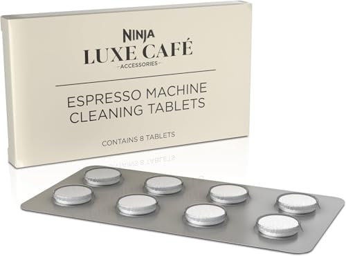 Ninja Luxe Café Espresso Machine Cleaning Tablets 8-Pack, Espresso & Coffee Machine Cleaner, XSKCLNTBLT8EUK