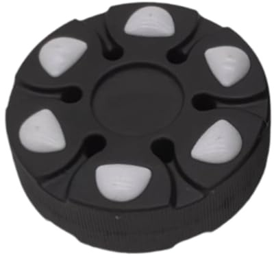 Jiuvaso Roller Hockey Puck Hockey Ball Hockey Street Puck pour l'activité Sportive de compétition, Noir