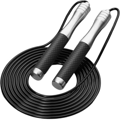 Culinavog Corda per Saltare, 1 Pezzi Regolabile Corda da Saltare con Manico Antiscivolo, Jumping Rope con Manico in Silicone per Fitness, Jump Rope Professionale per Donne, Uomini, Bambini