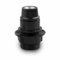 Portalámparas E-14 negro 2A, conexión sencilla, adecuado para bombillas LED y halógenas, ideal para lámparas de mesa y de pie.